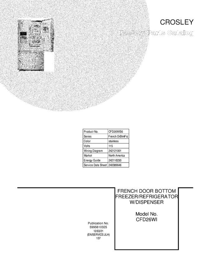 Diagram for CFD26WIS6