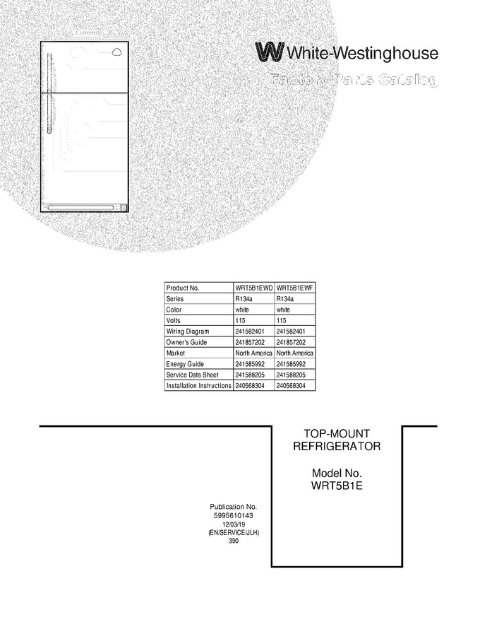 Diagram for WRT5B1EWF