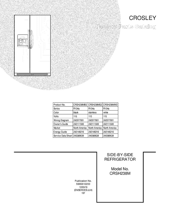 Diagram for CRSH238MW2