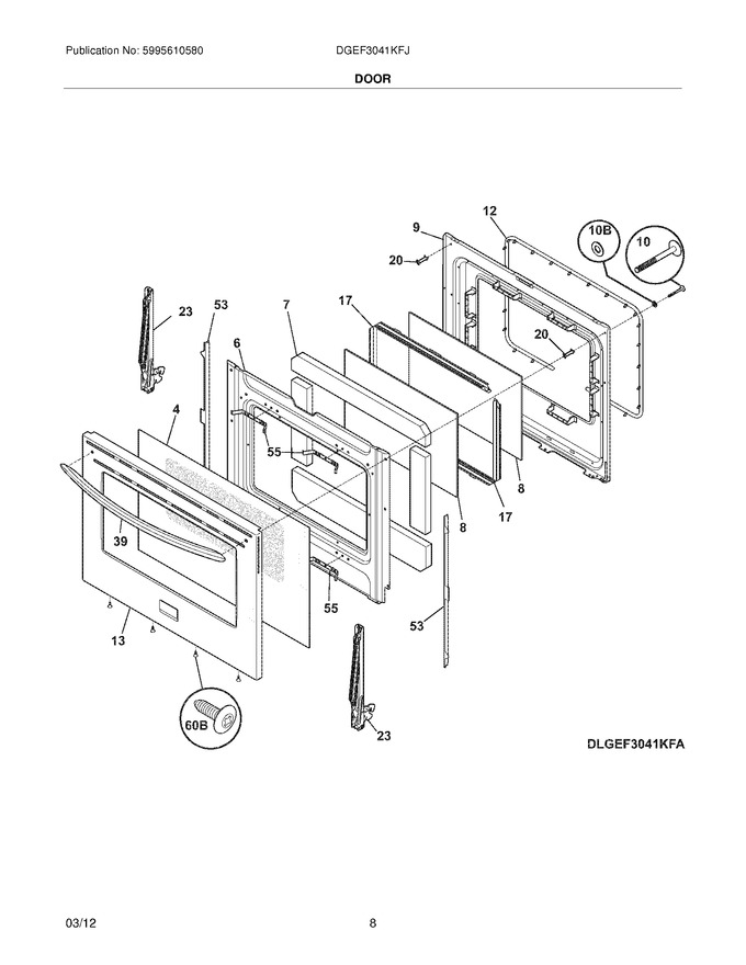 Diagram for DGEF3041KFJ