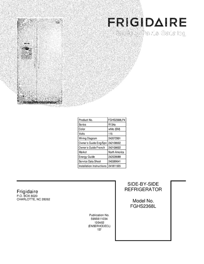 Diagram for FGHS2368LP4