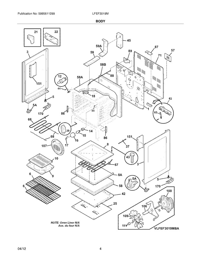 Diagram for LFEF3019MBD