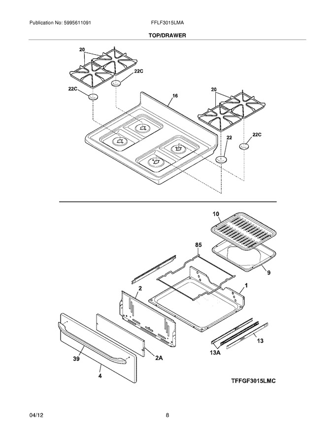 Diagram for FFLF3015LMA