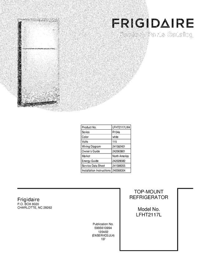 Diagram for LFHT2117LW4