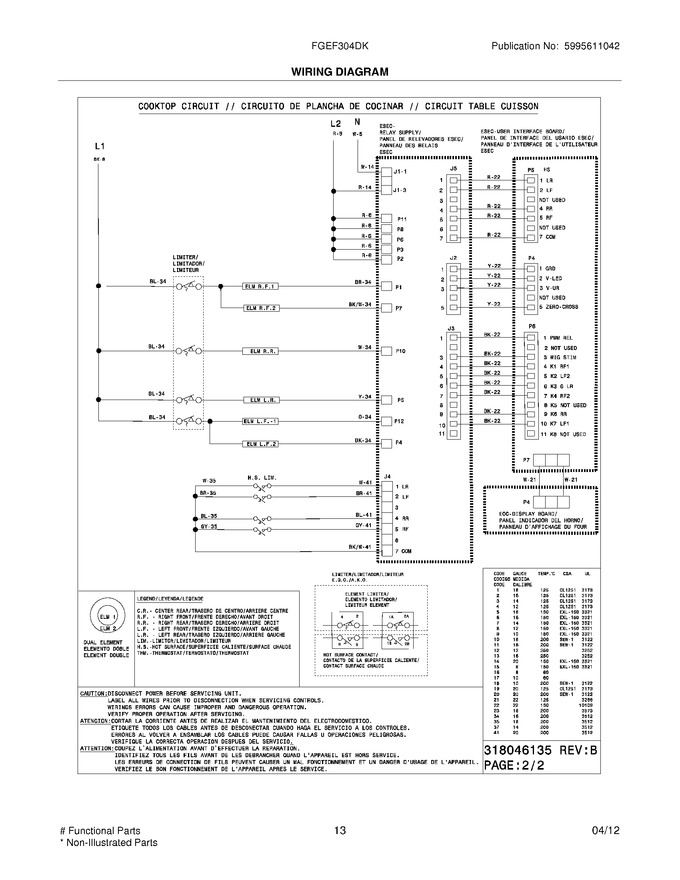 Diagram for FGEF304DKBD