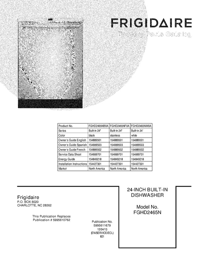 Diagram for FGHD2465NF0A