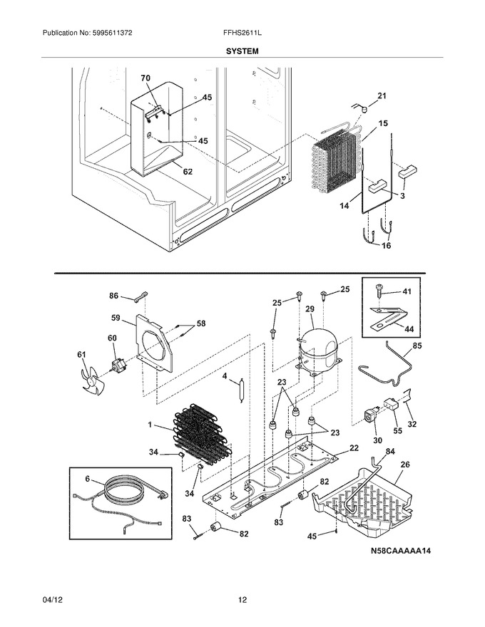 Diagram for FFHS2611LW4
