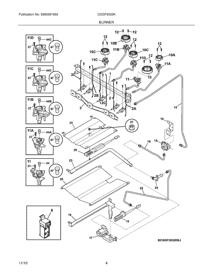 Diagram for CGGF3032KBJ