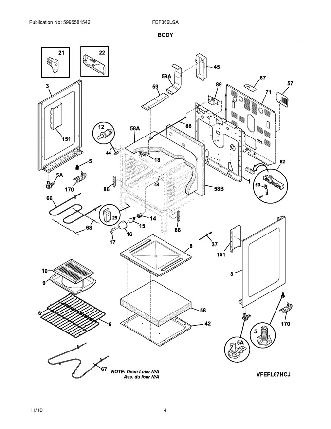 Diagram for FEF366LSA