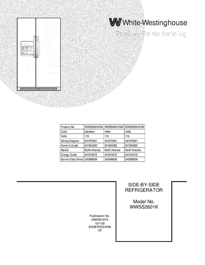 Diagram for WWSS2601KS4