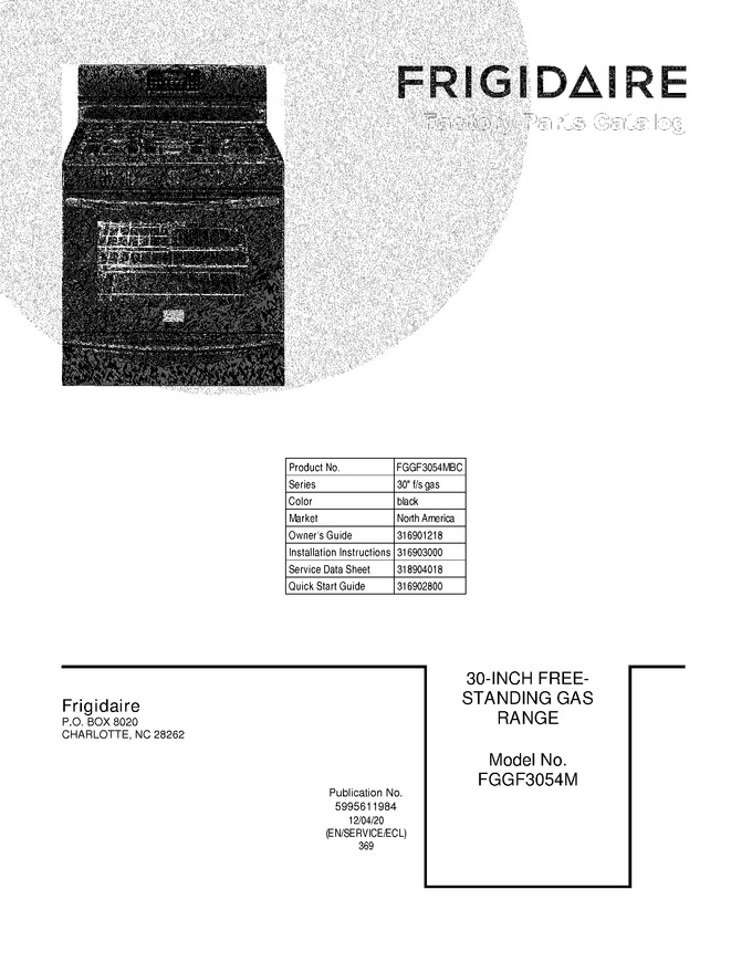 Diagram for FGGF3054MBC