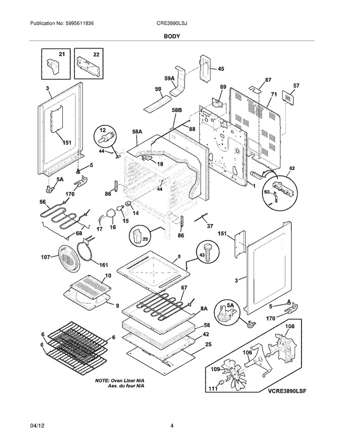 Diagram for CRE3890LSJ