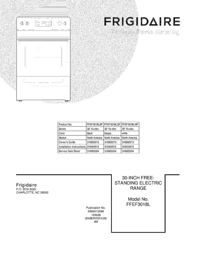 Diagram for FFEF3018LWF