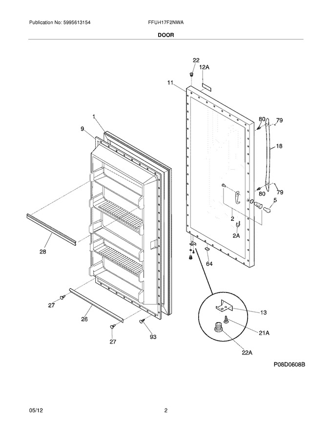 Diagram for FFUH17F2NWA