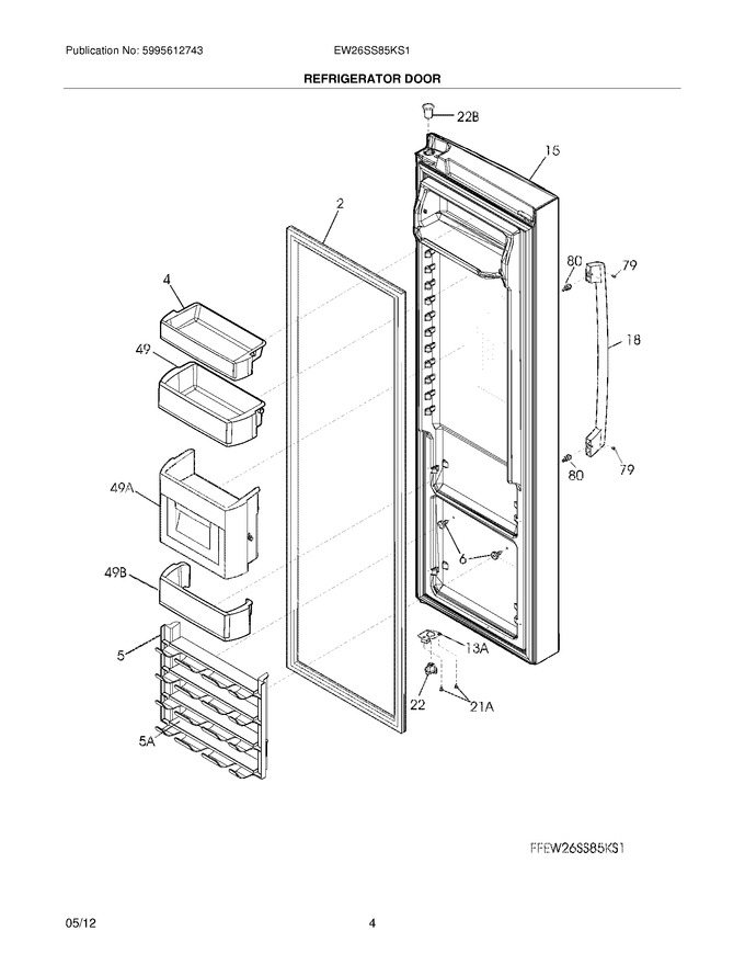Diagram for EW26SS85KS1