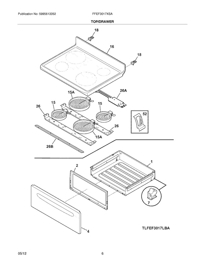 Diagram for FFEF3017XSA
