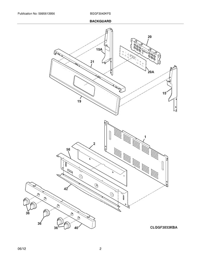 Diagram for BGGF3042KFS