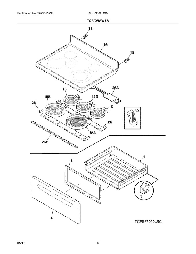 Diagram for CFEF3020LWG