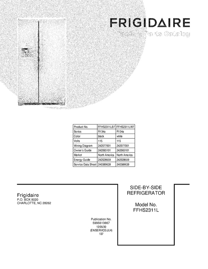 Diagram for FFHS2311LW7