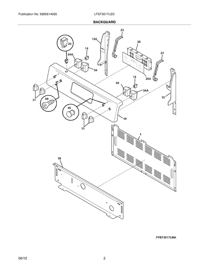 Diagram for LFEF3017LSD