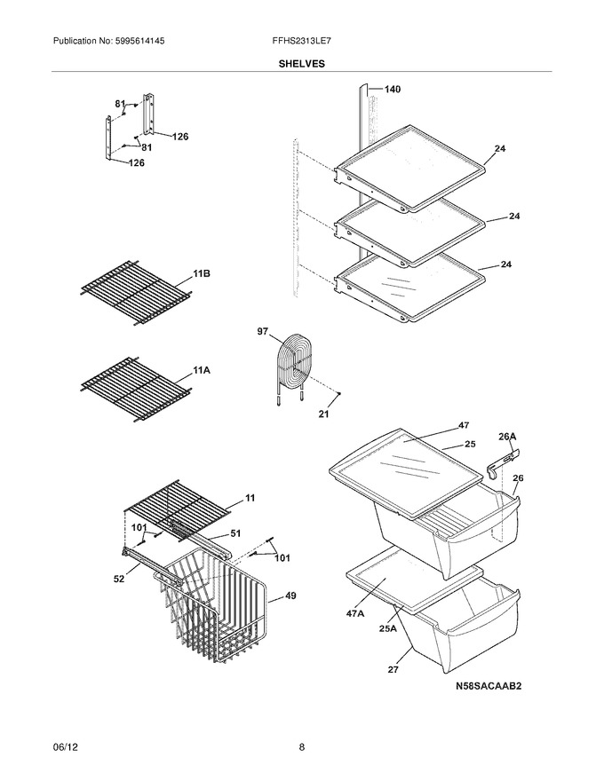 Diagram for FFHS2313LE7
