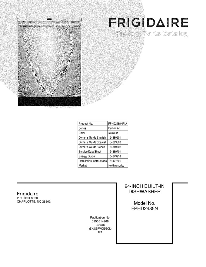 Diagram for FPHD2485NF1A