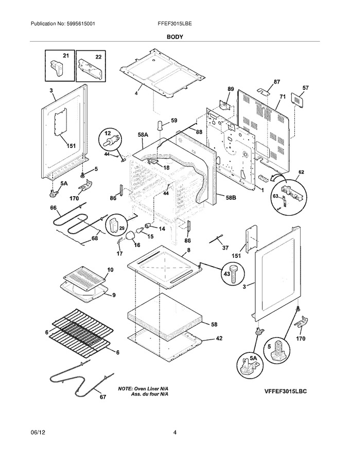 Diagram for FFEF3015LBE