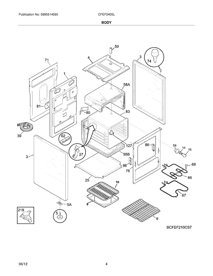 Diagram for CFEF2405LWC