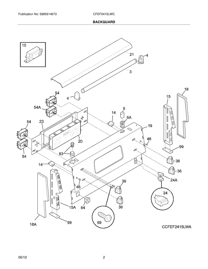 Diagram for CFEF2415LWC
