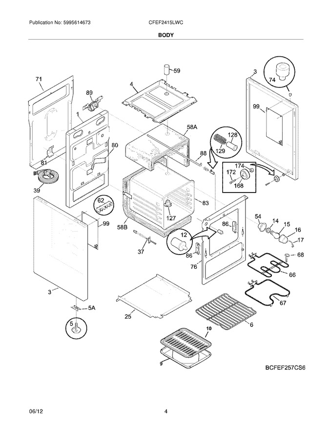 Diagram for CFEF2415LWC