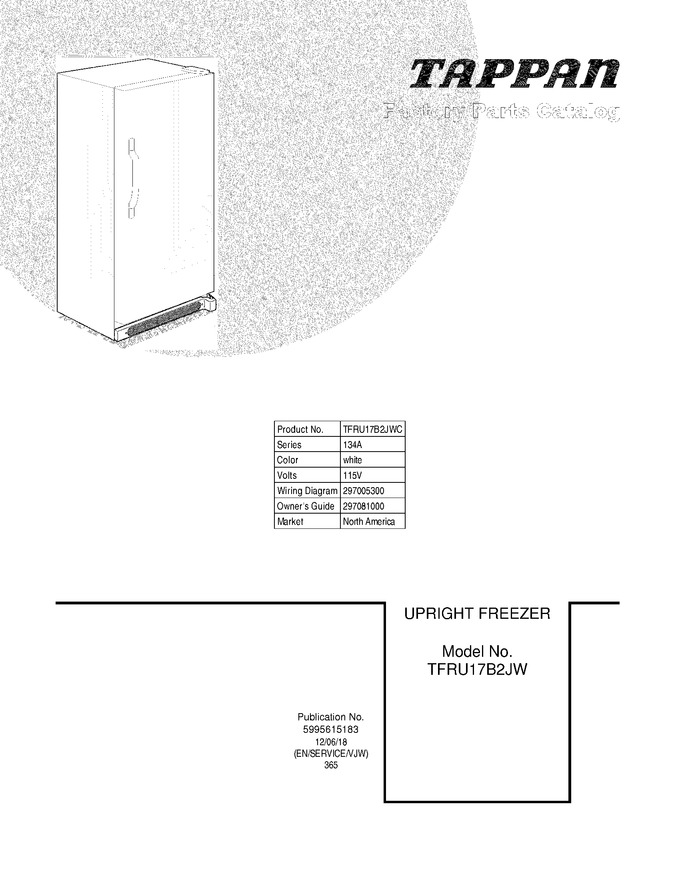 Diagram for TFRU17B2JWC