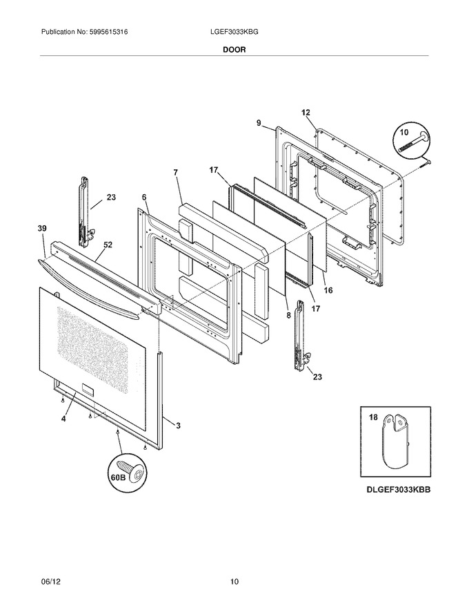 Diagram for LGEF3033KBG