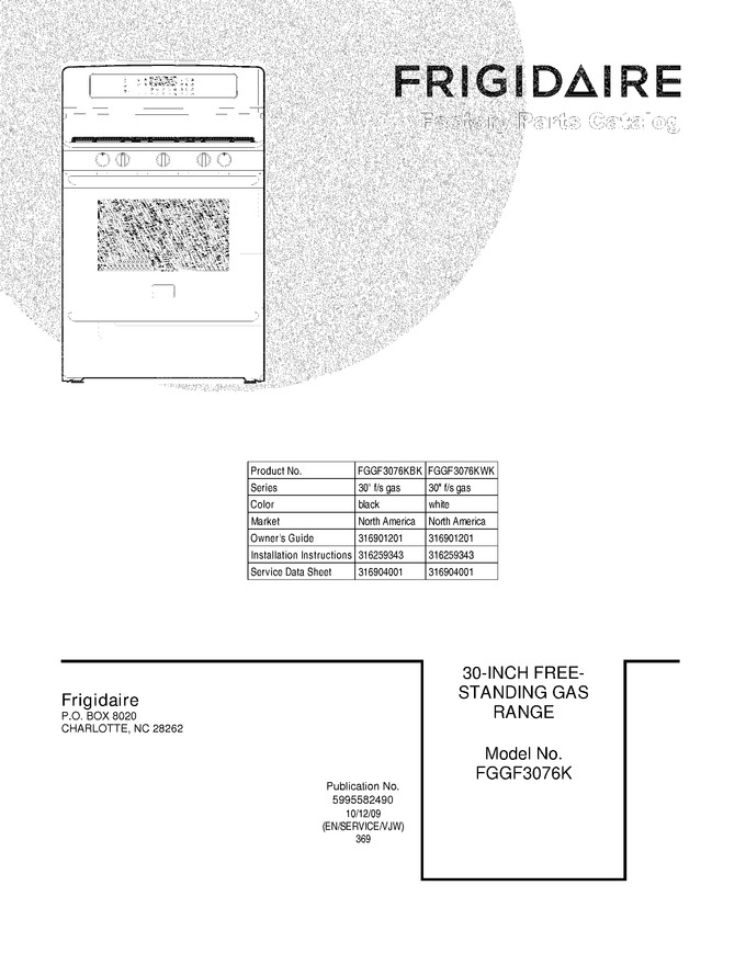 Diagram for FGGF3076KWK