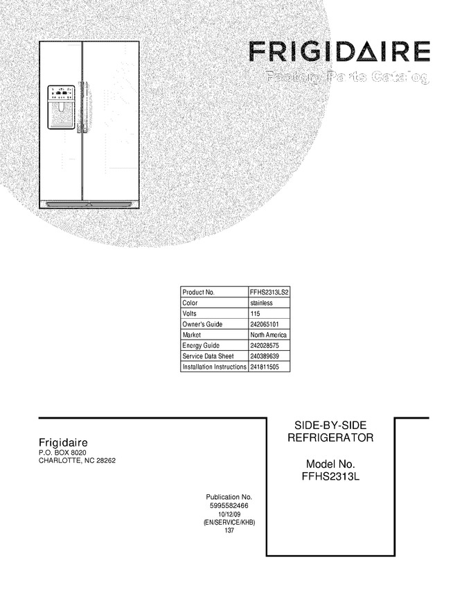 Diagram for FFHS2313LS2