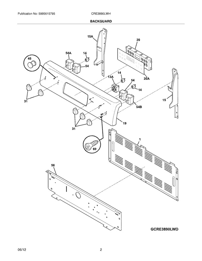Diagram for CRE3890LWH