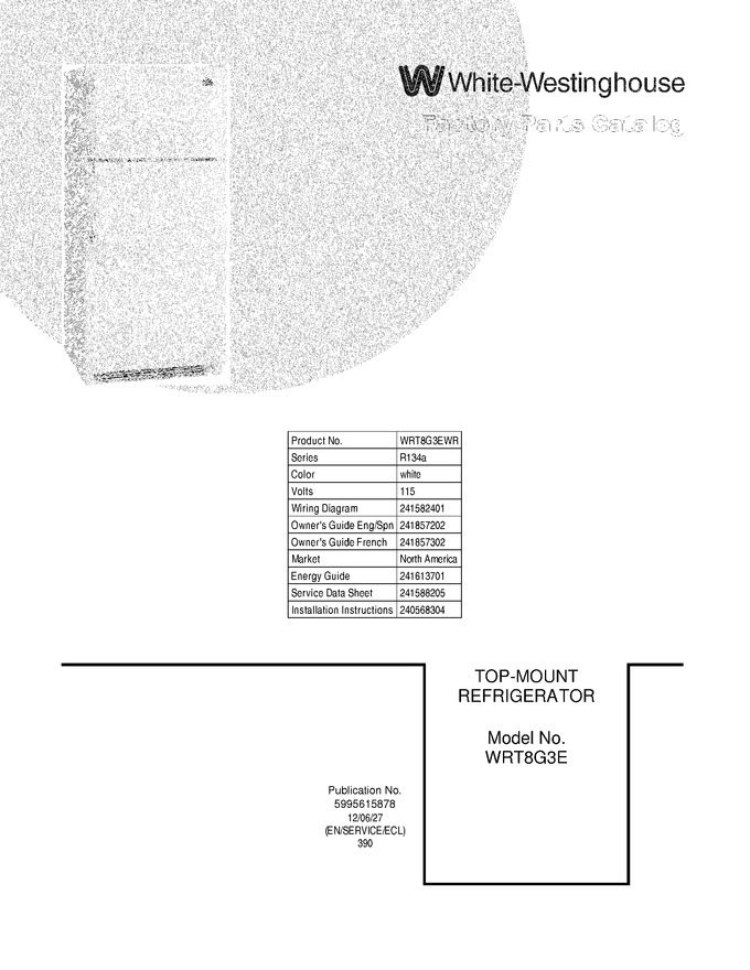 Diagram for WRT8G3EWR