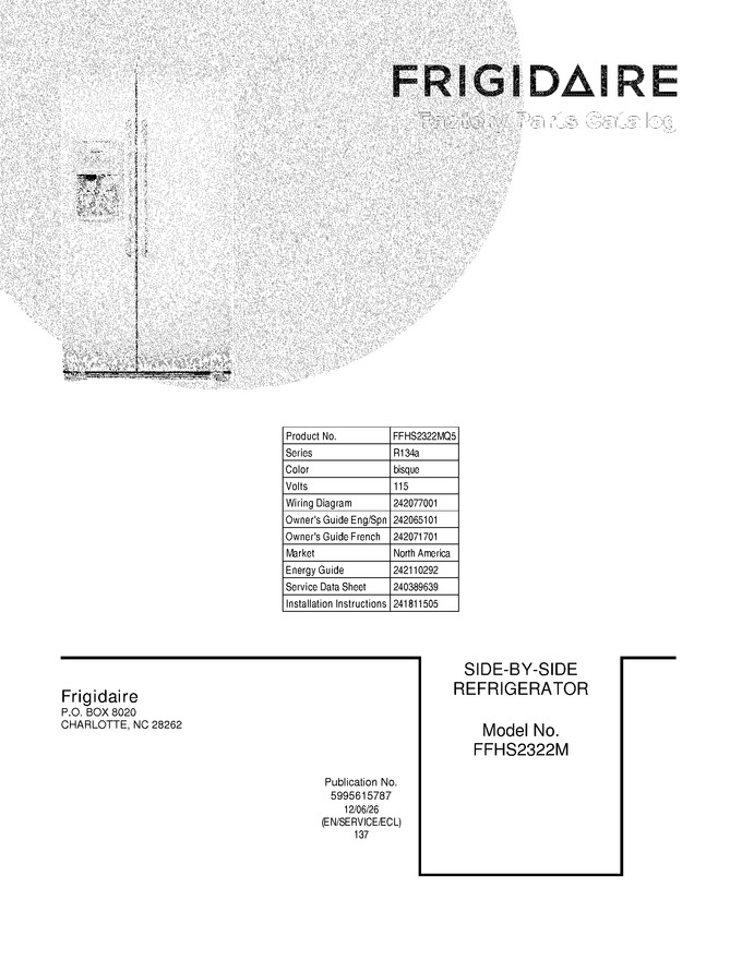 Diagram for FFHS2322MQ5