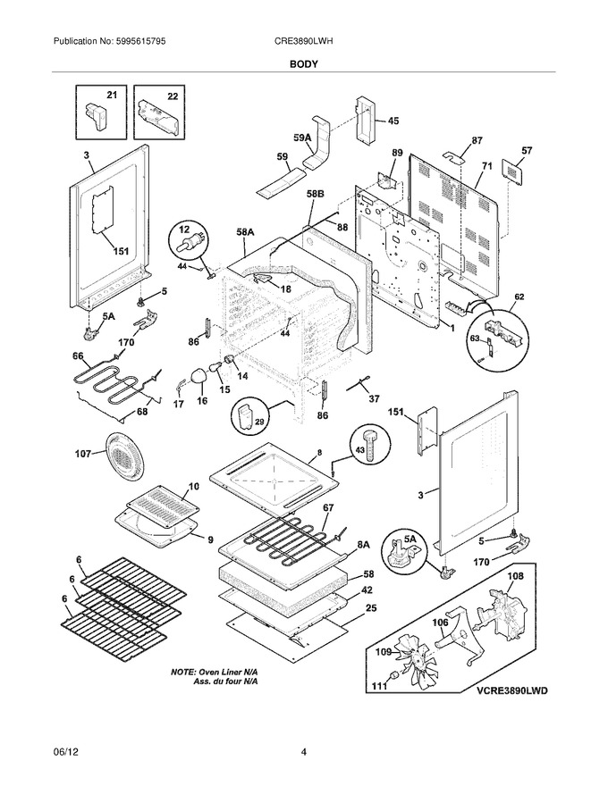 Diagram for CRE3890LWH