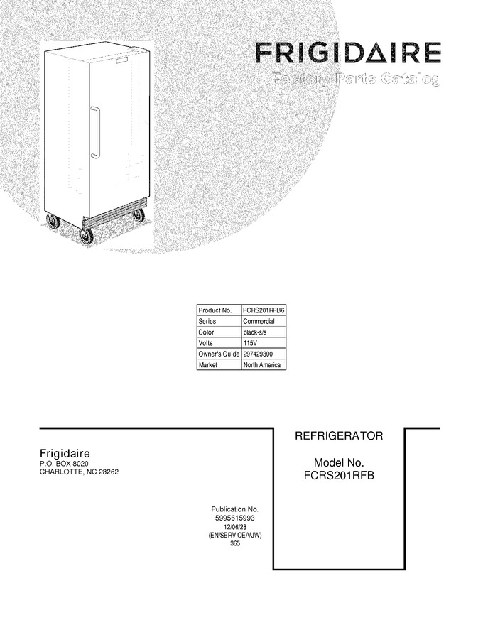 Diagram for FCRS201RFB6