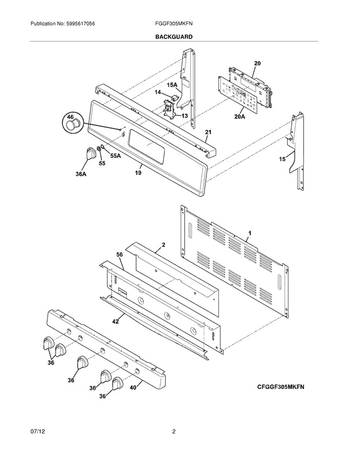 Diagram for FGGF305MKFN