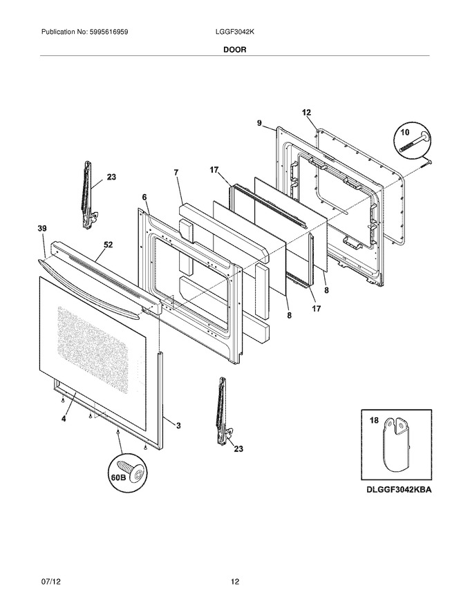 Diagram for LGGF3042KWB