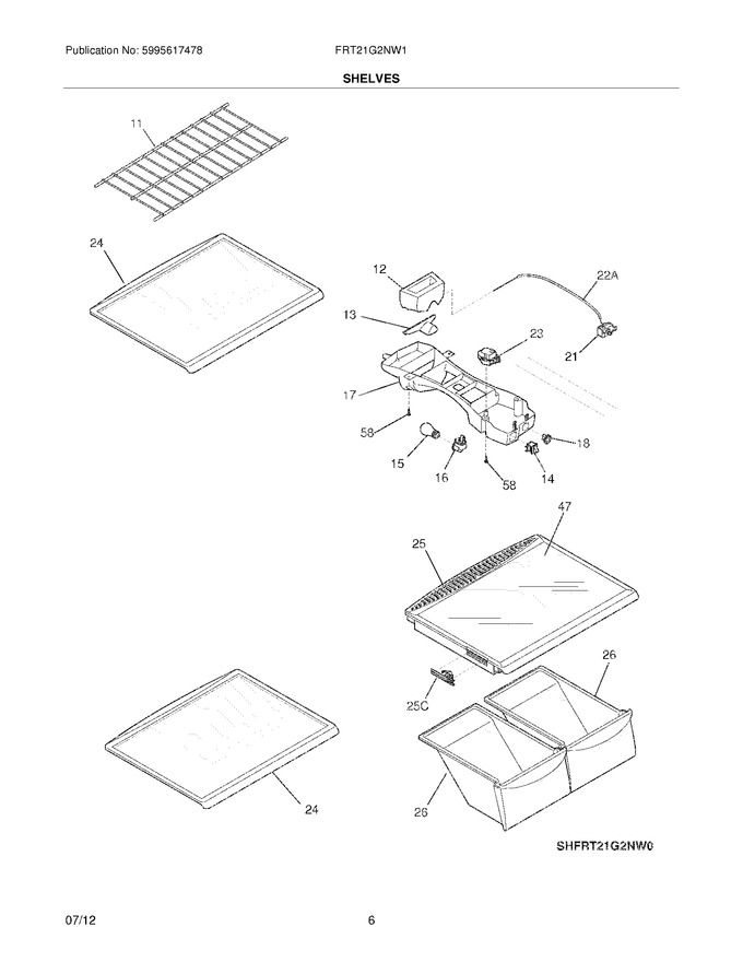 Diagram for FRT21G2NW1