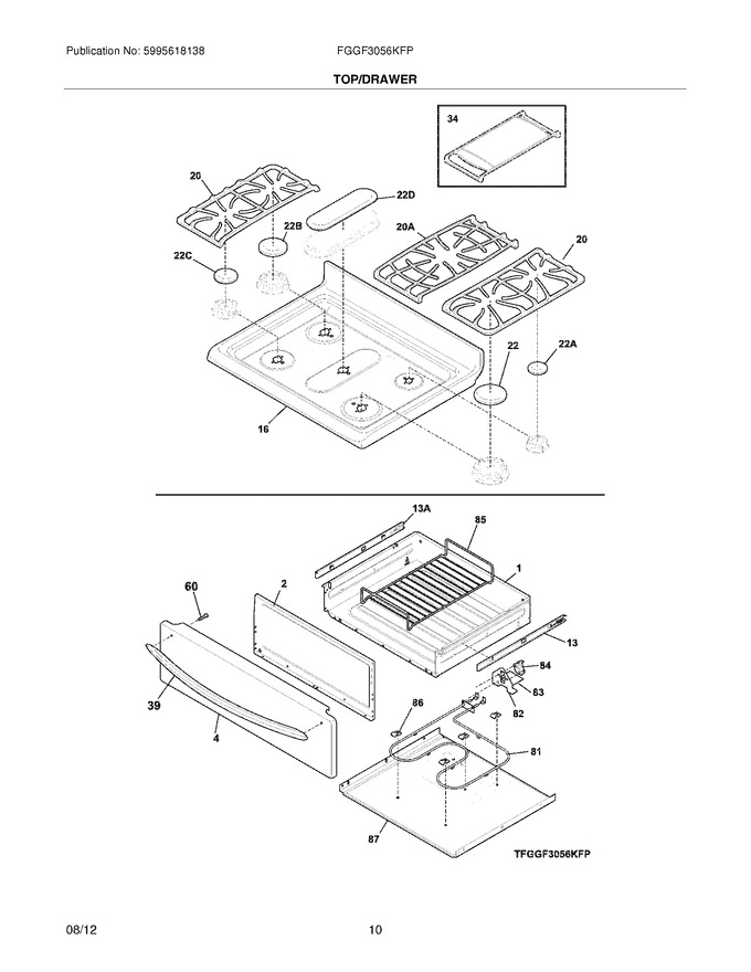 Diagram for FGGF3056KFP