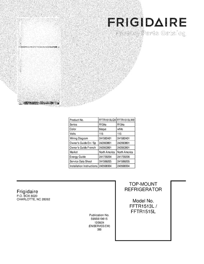 Diagram for FFTR1513LQ9