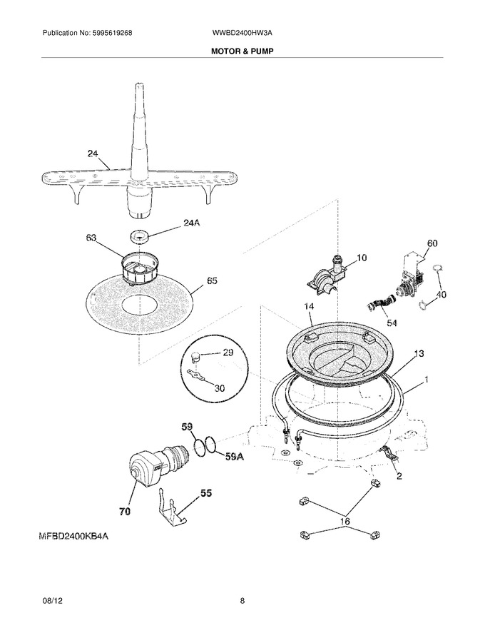 Diagram for WWBD2400HW3A
