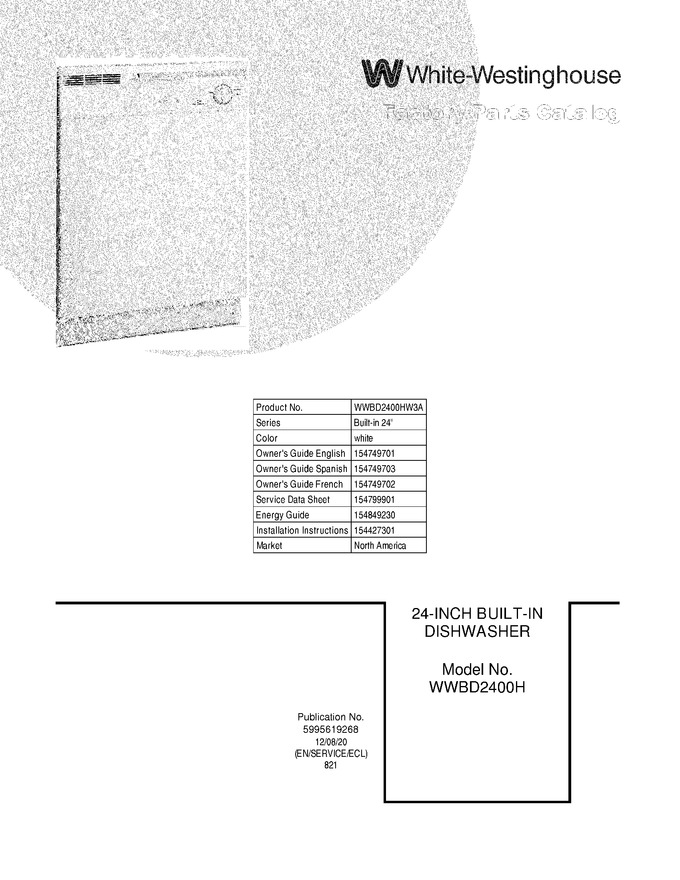 Diagram for WWBD2400HW3A