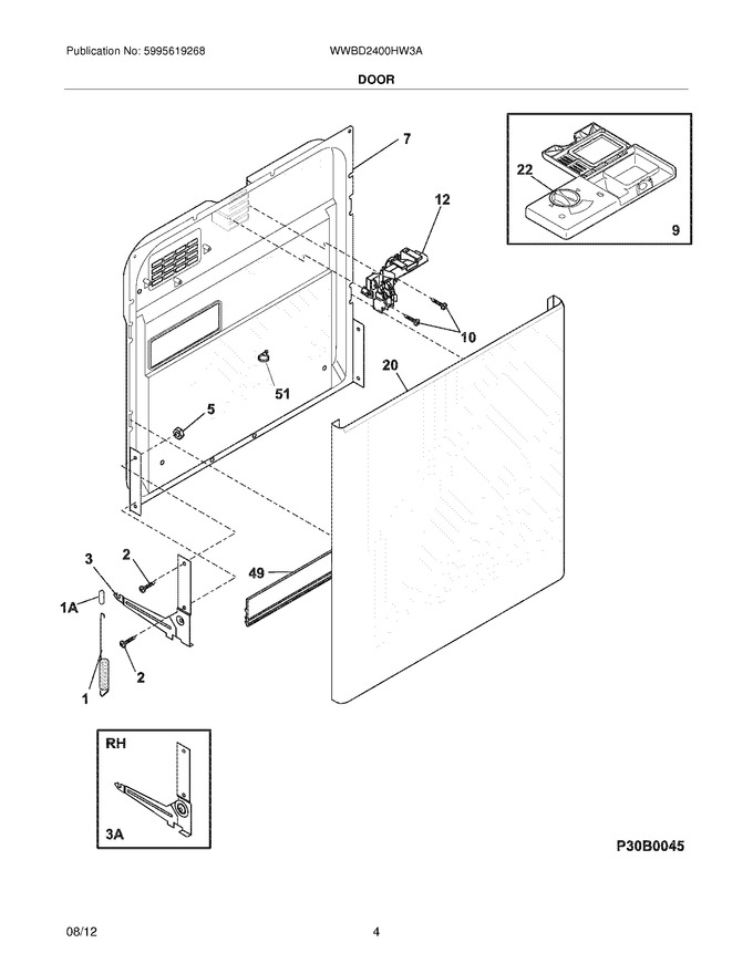 Diagram for WWBD2400HW3A