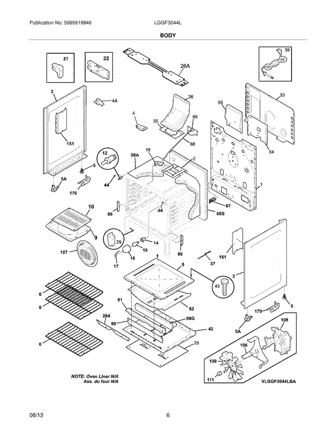 Diagram for LGGF3044LBB