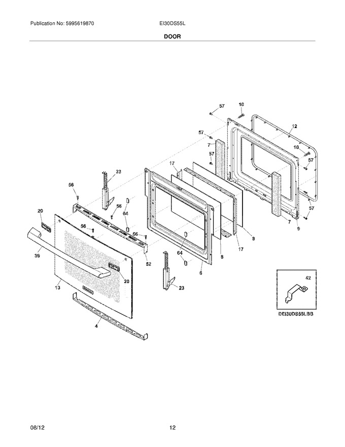 Diagram for EI30DS55LBB