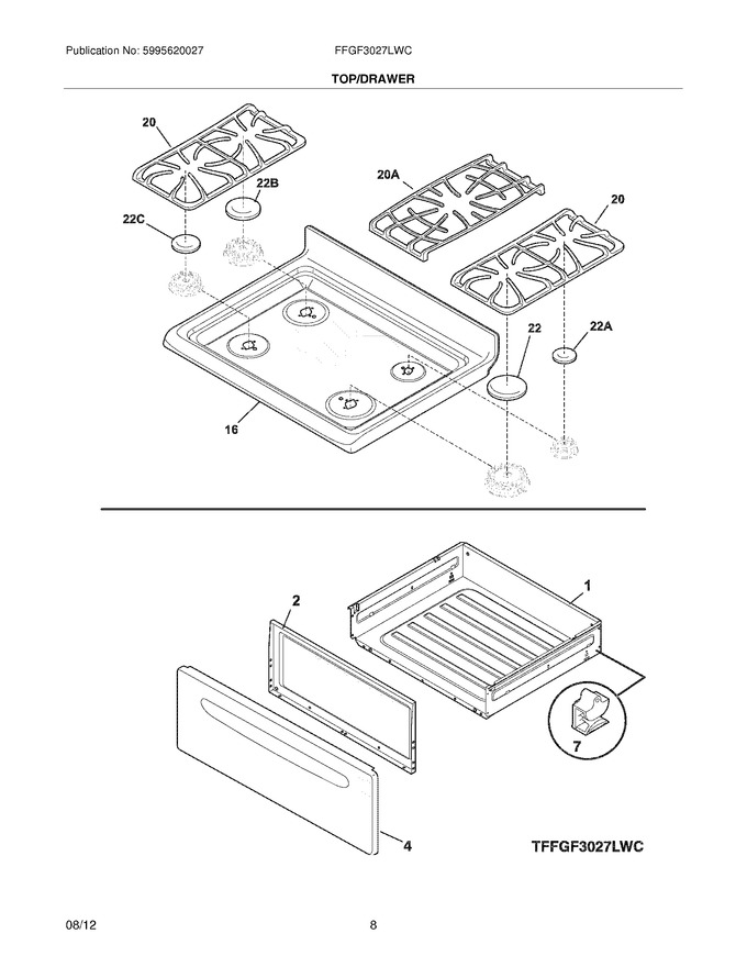 Diagram for FFGF3027LWC
